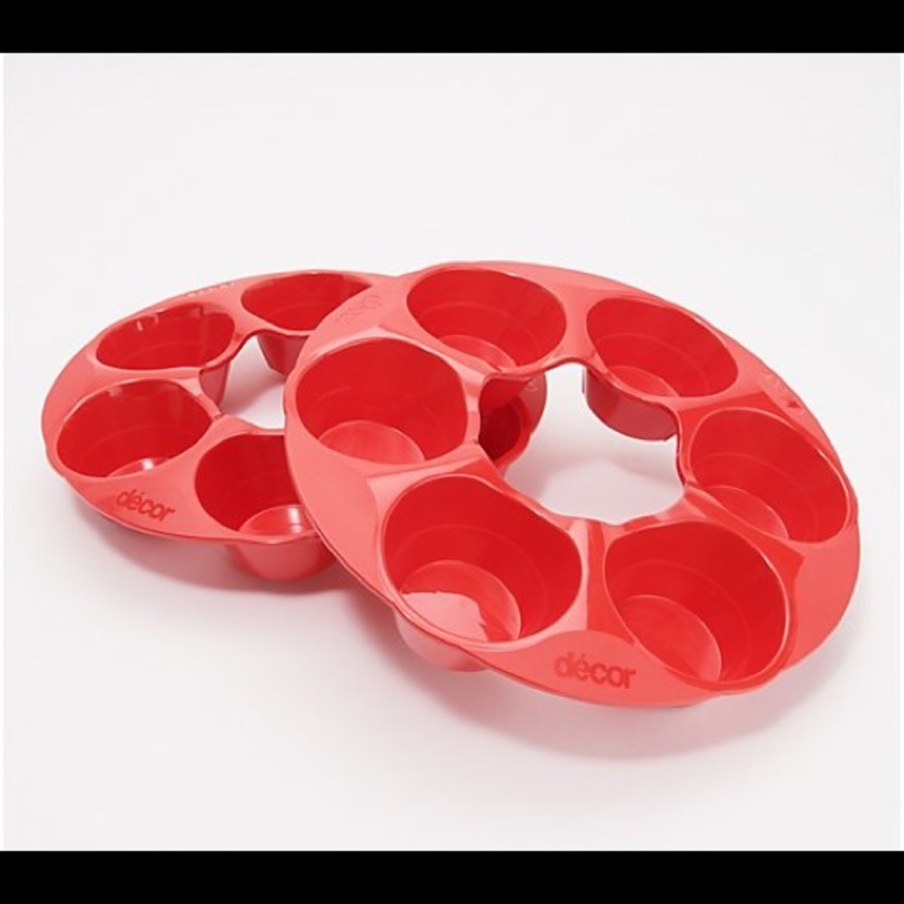 Decor Set of 2 Microsafe‎ Cupcake Trays